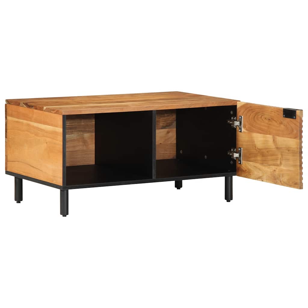 Table basse 80x50x40 cm en bois massif d'acacia - XIOS