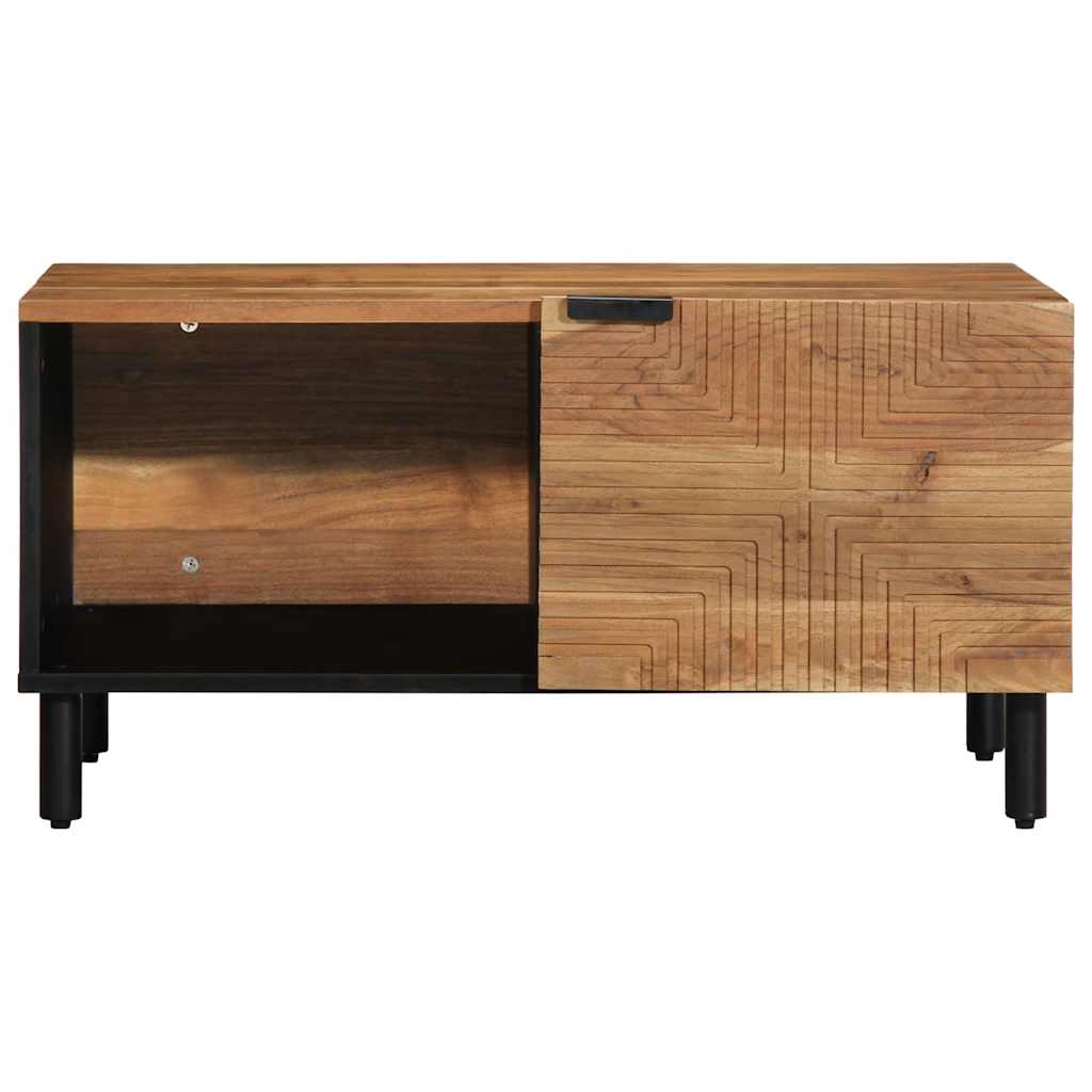 Table basse 80x50x40 cm en bois massif d'acacia - XIOS