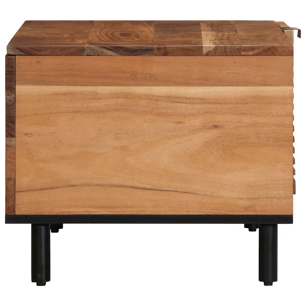 Table basse 80x50x40 cm en bois massif d'acacia - XIOS