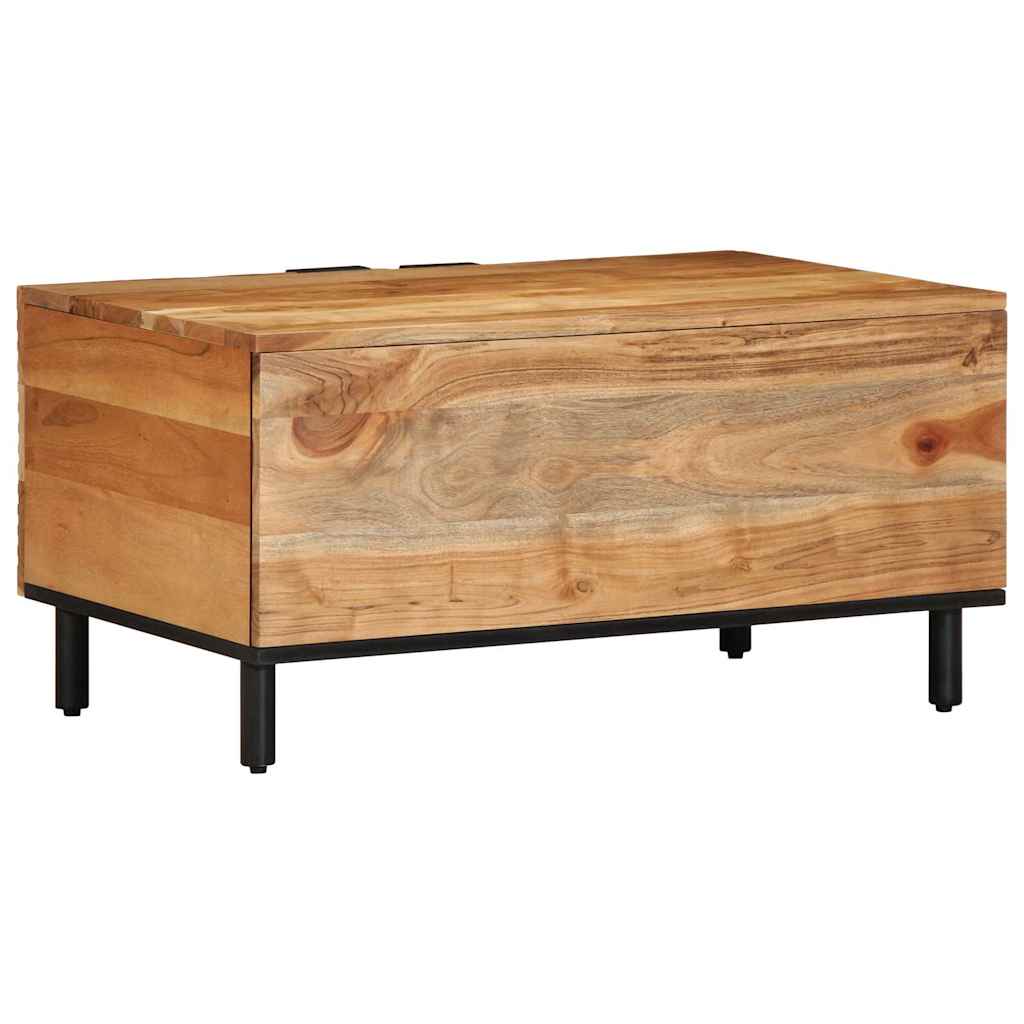 Table basse 80x50x40 cm en bois massif d'acacia - XIOS