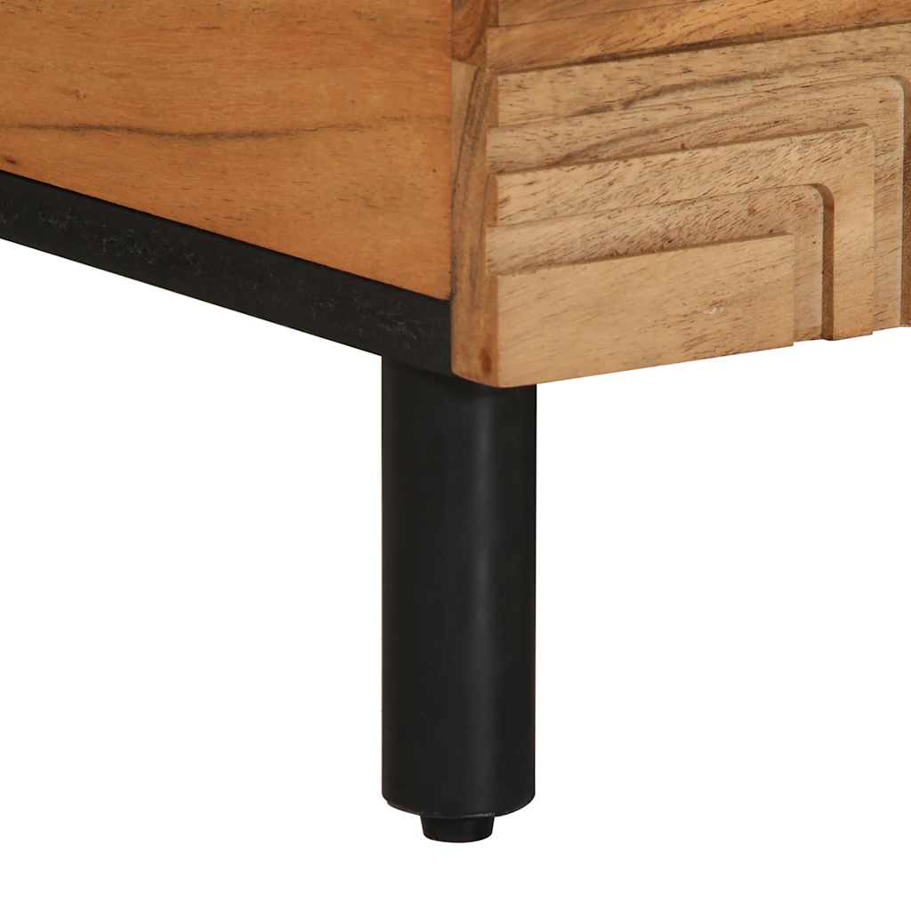 Table basse 80x50x40 cm en bois massif d'acacia - XIOS