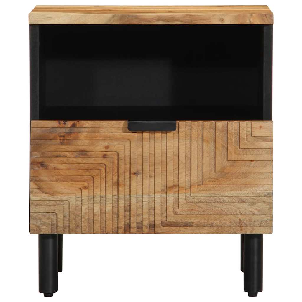 Table de chevet 40x33x46 cm en bois massif d'acacia - XIOS