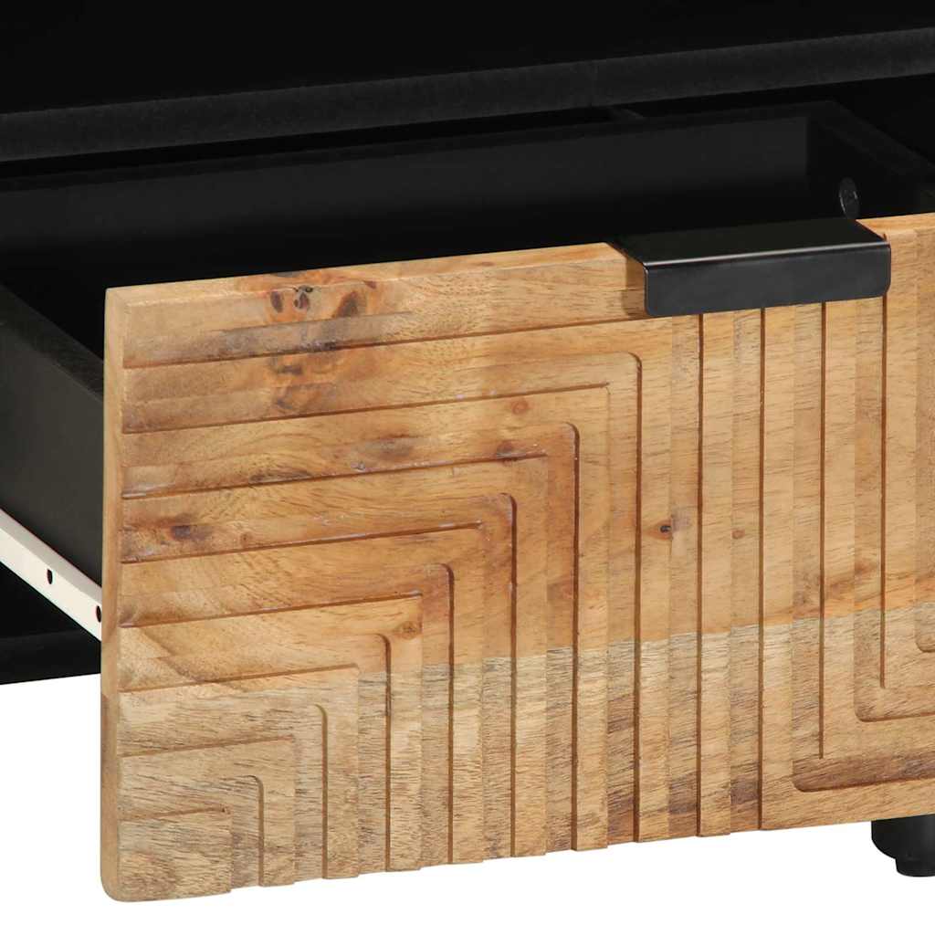 Table de chevet 40x33x46 cm en bois massif d'acacia - XIOS
