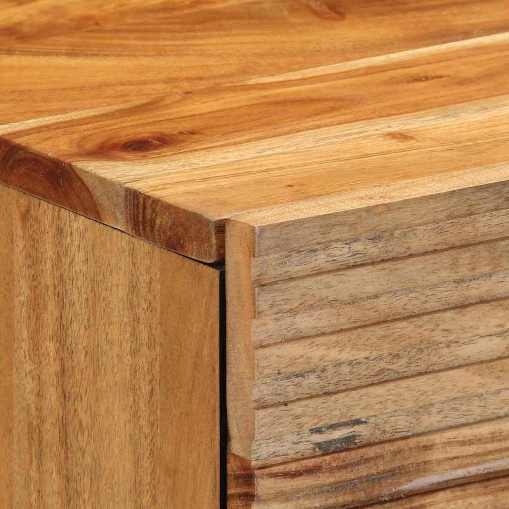 Cabinet de chevet Marron 50 x 33 x 60 cm Bois d'acacia massif - XIOS