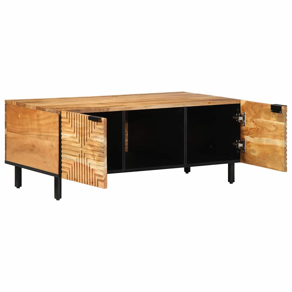 Table basse Marron 100 x 54 x 40 cm Bois d'acacia massif - XIOS