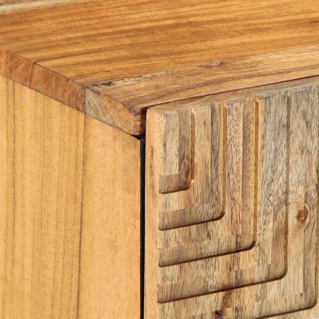 Meuble TV Marron 105 x 33.5 x 46 cm Bois d'acacia massif - XIOS