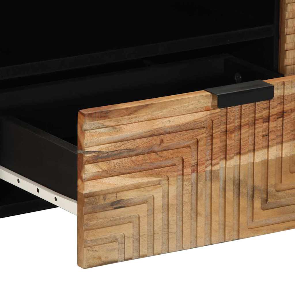 Meuble TV Marron 105 x 33.5 x 46 cm Bois d'acacia massif - XIOS