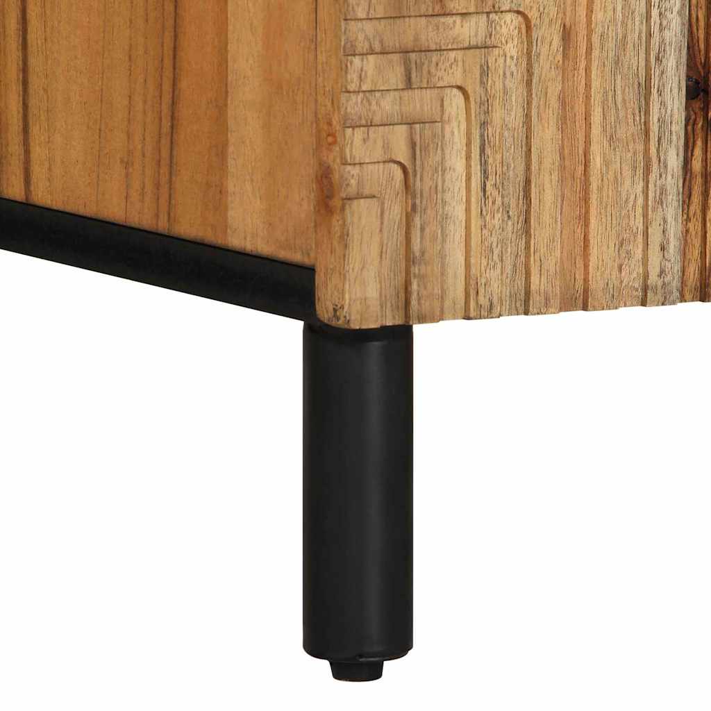 Meuble TV Marron 105 x 33.5 x 46 cm Bois d'acacia massif - XIOS