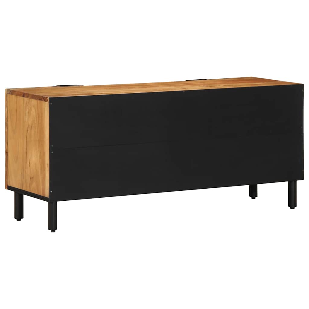 Meuble TV Marron 105 x 33.5 x 46 cm Bois d'acacia massif - XIOS