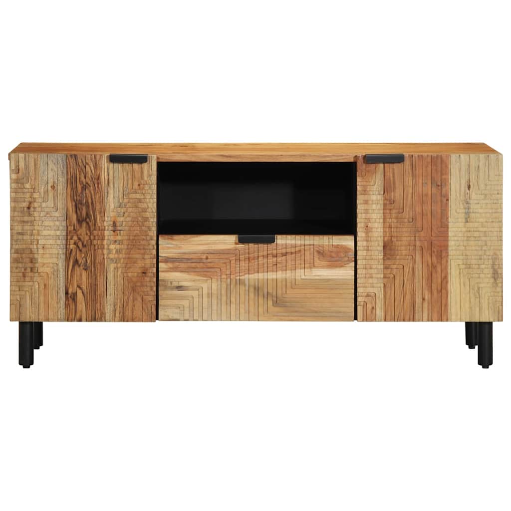 Meuble TV Marron 105 x 33.5 x 46 cm Bois d'acacia massif - XIOS