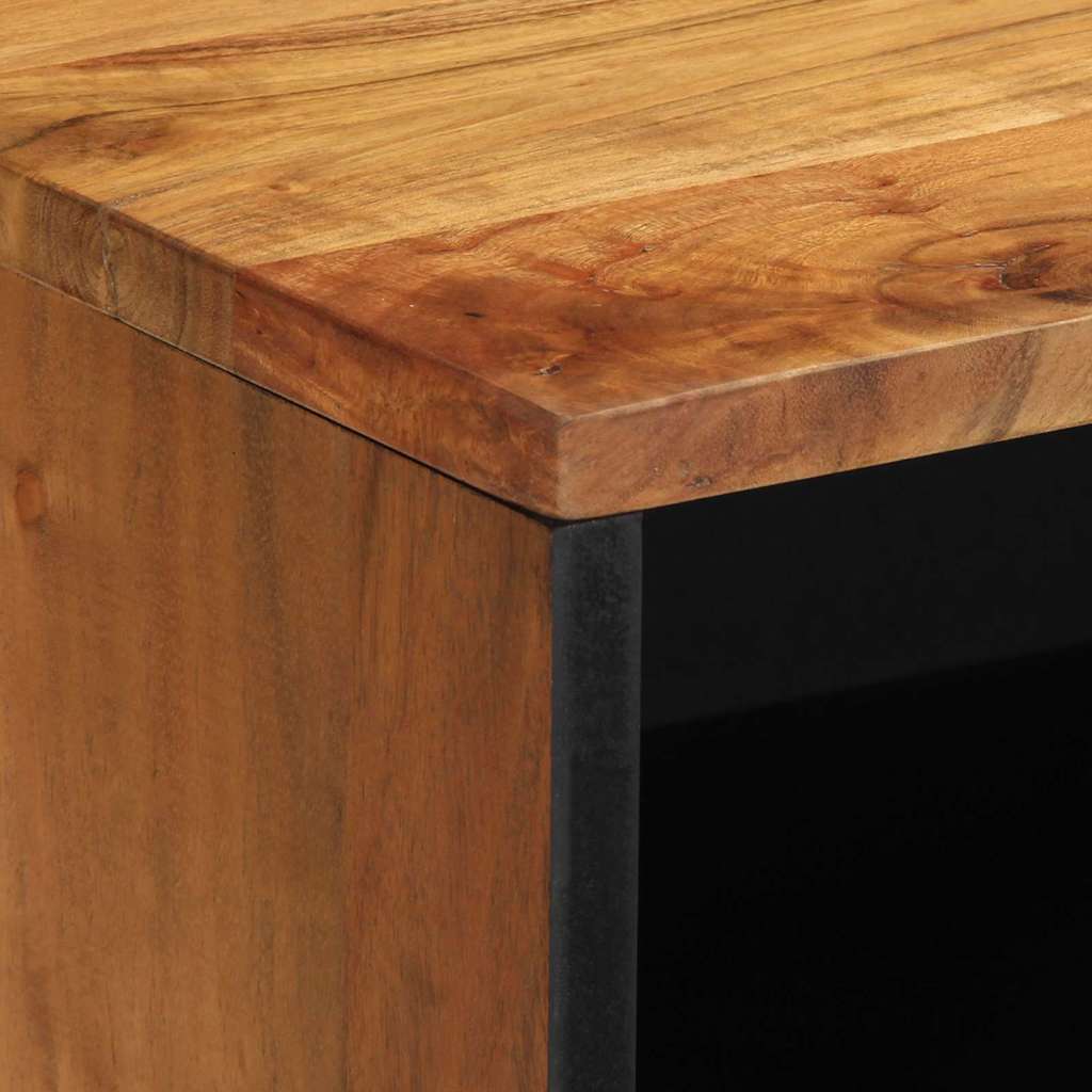 Meuble TV Marron 80 x 31.5 x 46 cm Bois d'acacia massif - XIOS