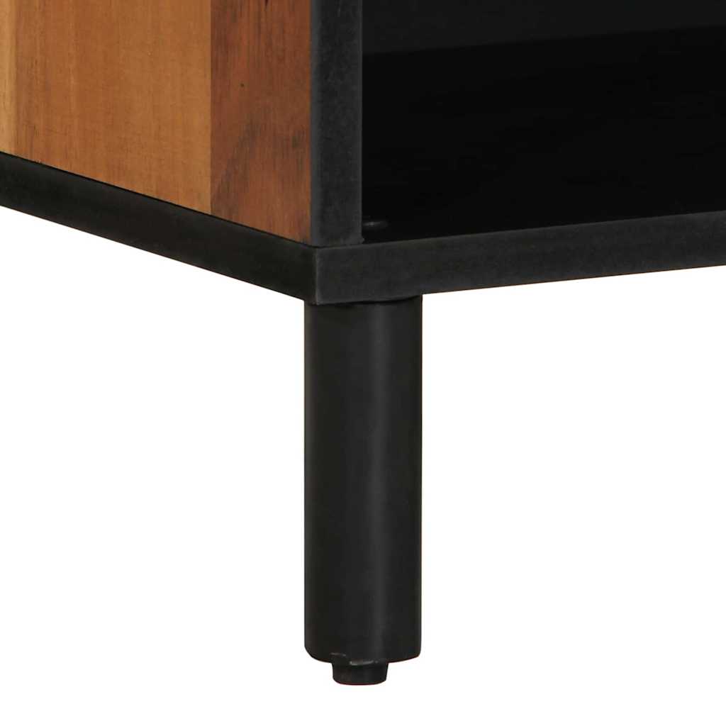 Meuble TV Marron 80 x 31.5 x 46 cm Bois d'acacia massif - XIOS