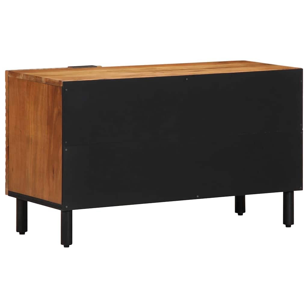 Meuble TV Marron 80 x 31.5 x 46 cm Bois d'acacia massif - XIOS