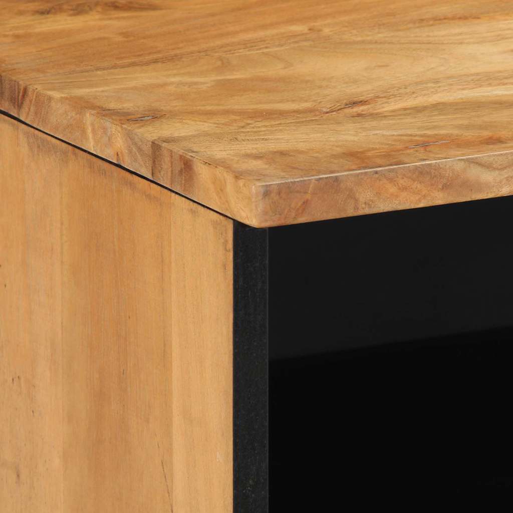 Cabinet TV Marron 100 x 33.5 x 46 cm Bois d'acacia massif - XIOS