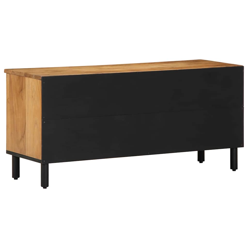 Cabinet TV Marron 100 x 33.5 x 46 cm Bois d'acacia massif - XIOS
