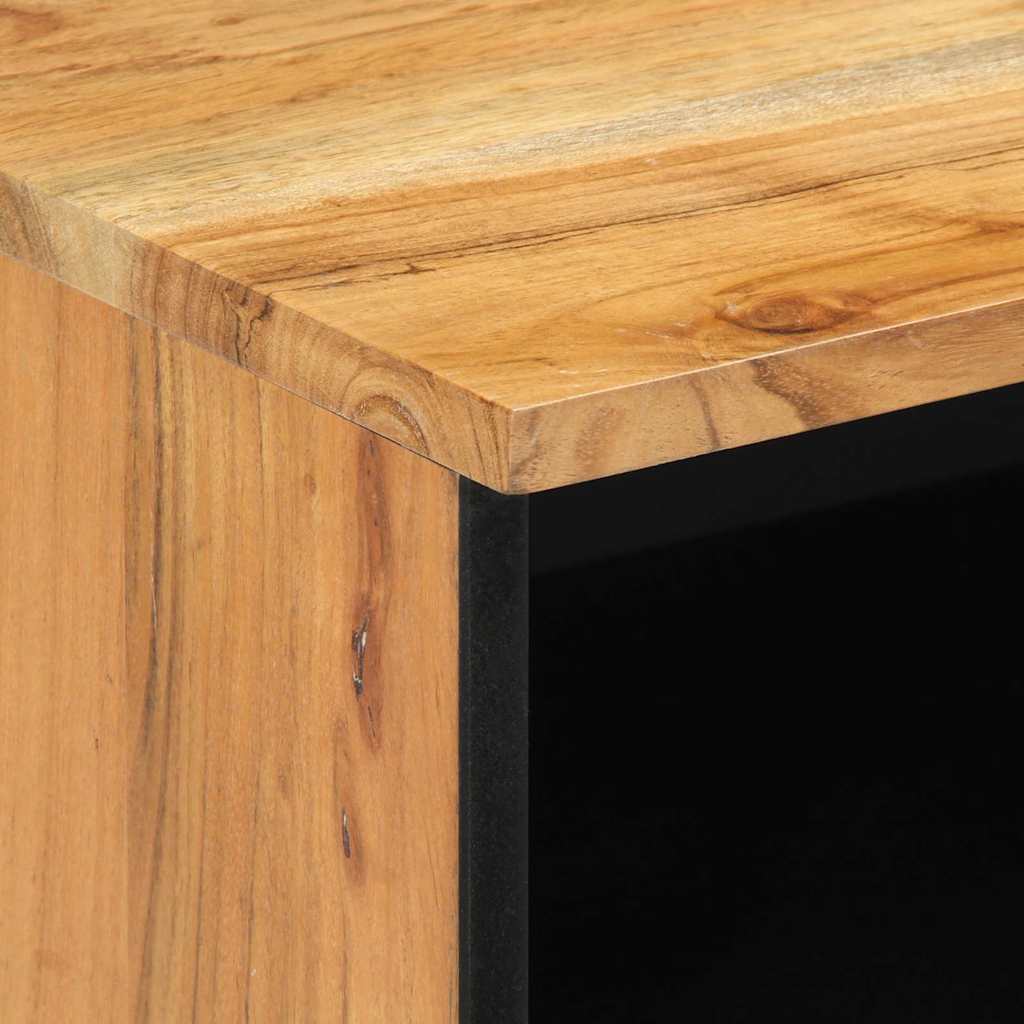Meuble TV Marron 80 x 33.5 x 46 cm Bois d'acacia massif - XIOS