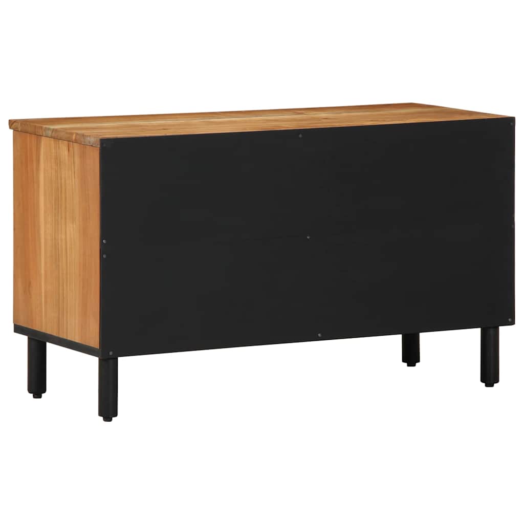 Meuble TV Marron 80 x 33.5 x 46 cm Bois d'acacia massif - XIOS