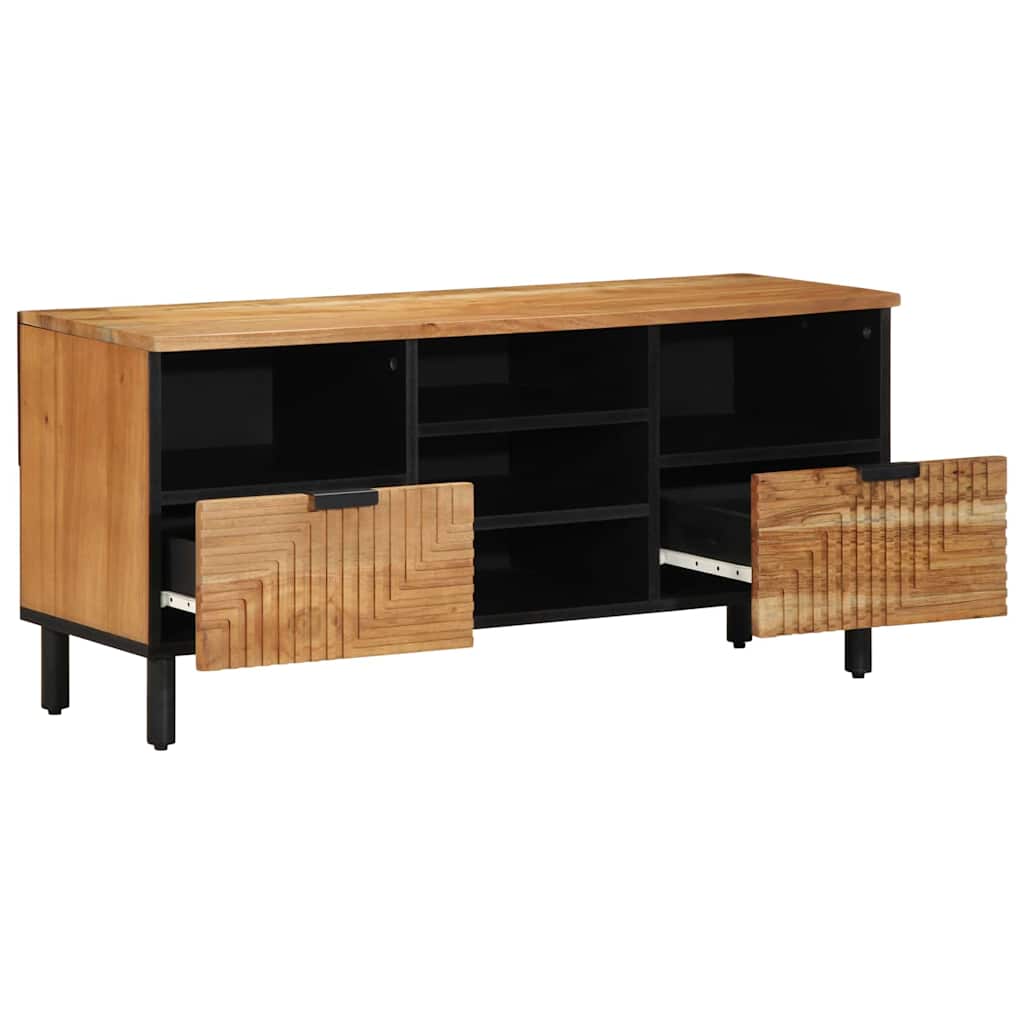 Buffet TV vidaXL 100x33,5x46 cm en Bois Massif d'Acacia XIOS