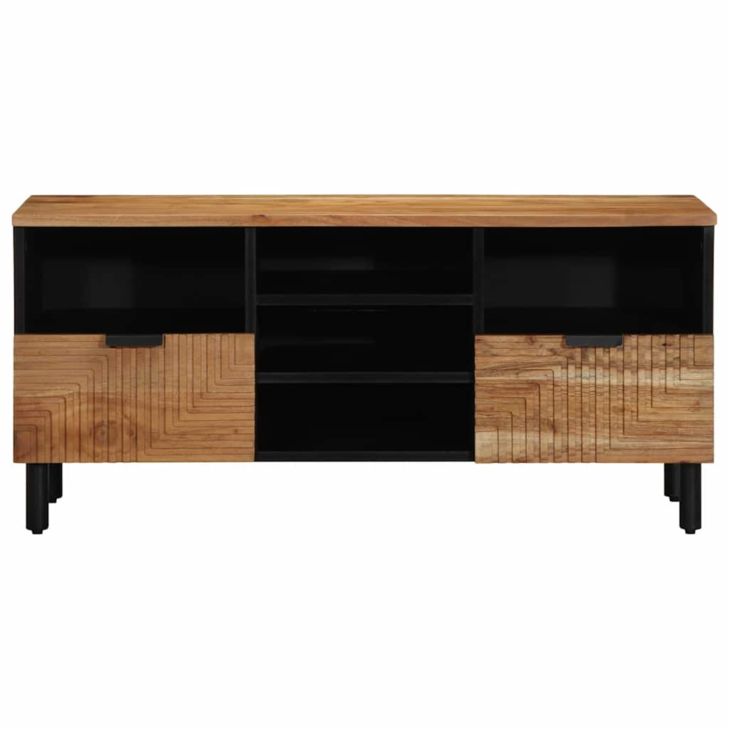 Meuble TV Marron 100 x 33.5 x 46 cm Bois d'acacia massif - XIOS