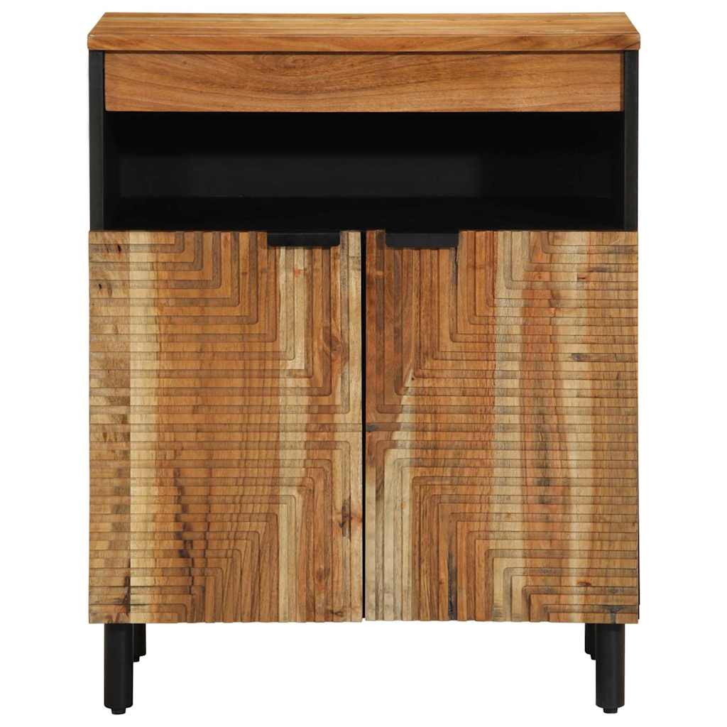 Buffet avec étagère Marron 60 x 33 x 75 cm Bois d'acacia massif - XIOS