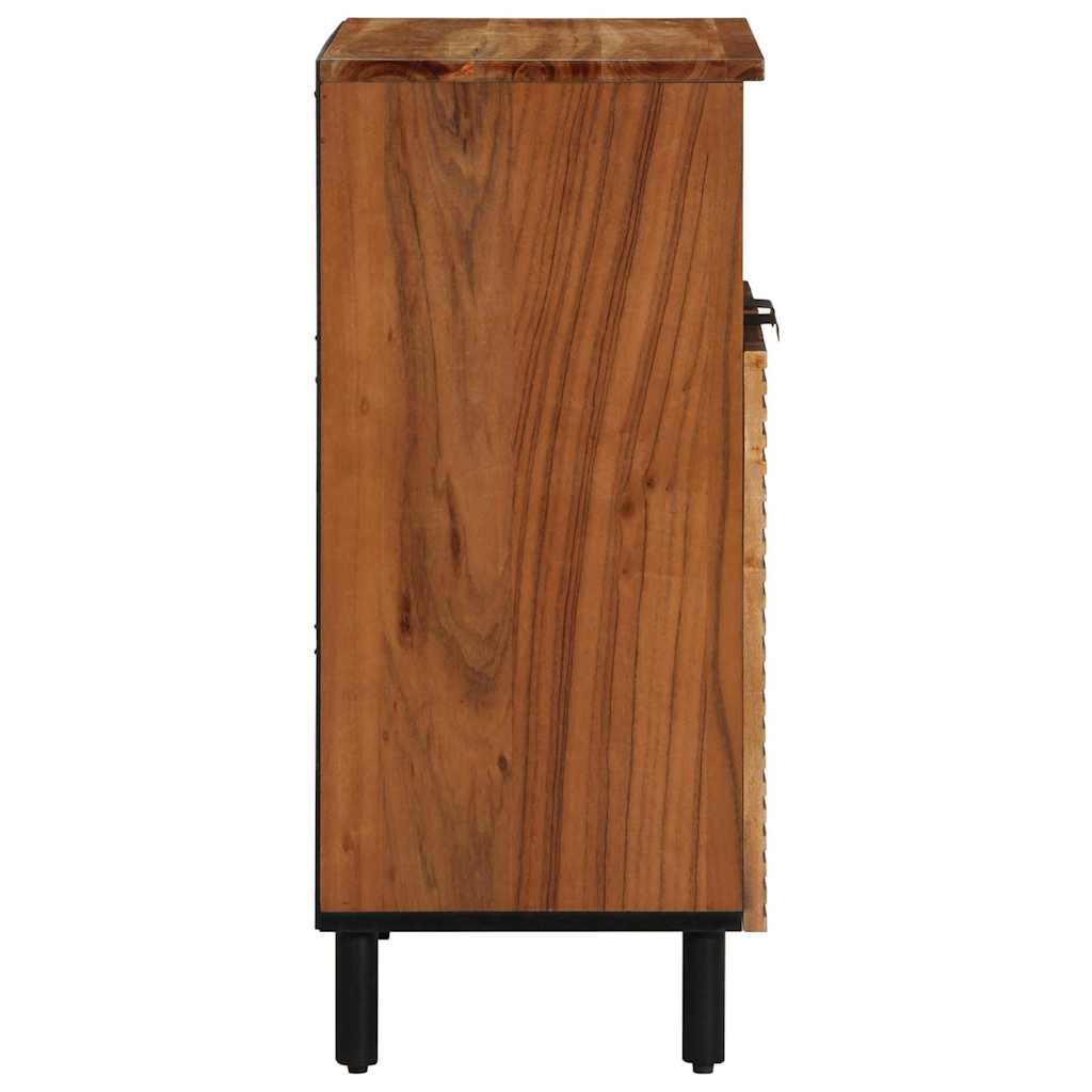 Buffet avec étagère Marron 60 x 33 x 75 cm Bois d'acacia massif - XIOS
