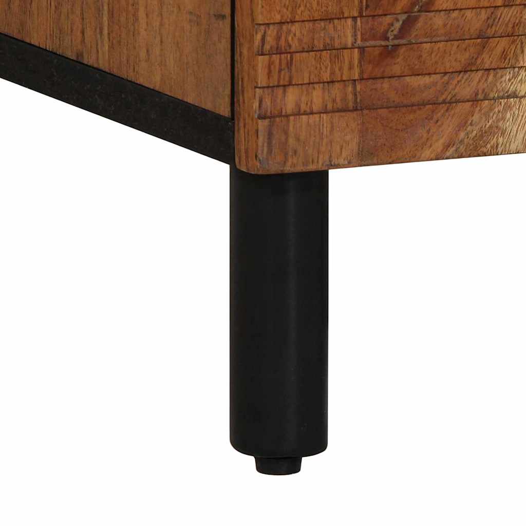 Buffet avec étagère Marron 60 x 33 x 75 cm Bois d'acacia massif - XIOS