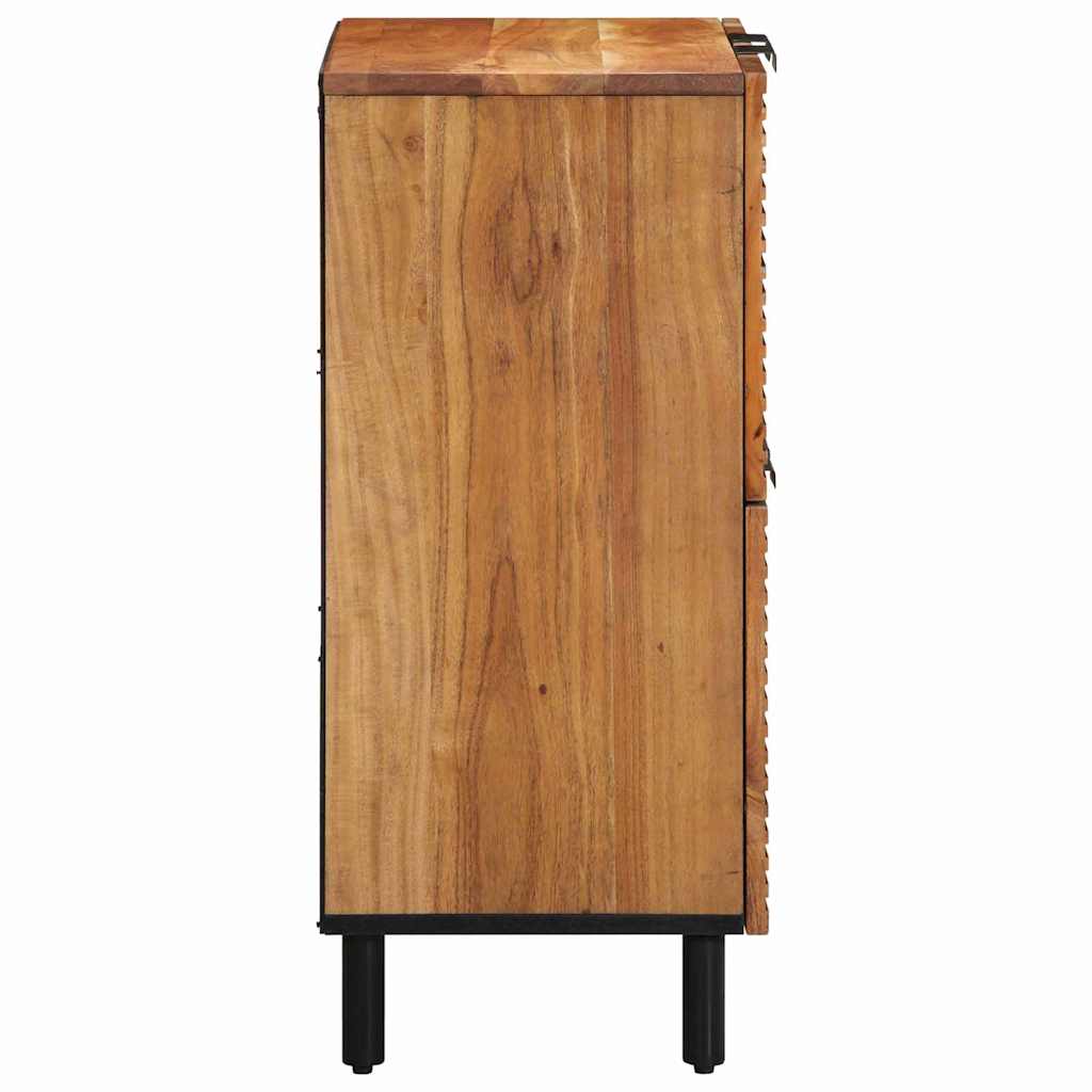 Buffet avec étagère Marron 60 x 33 x 75 cm Bois d'acacia massif - XIOS