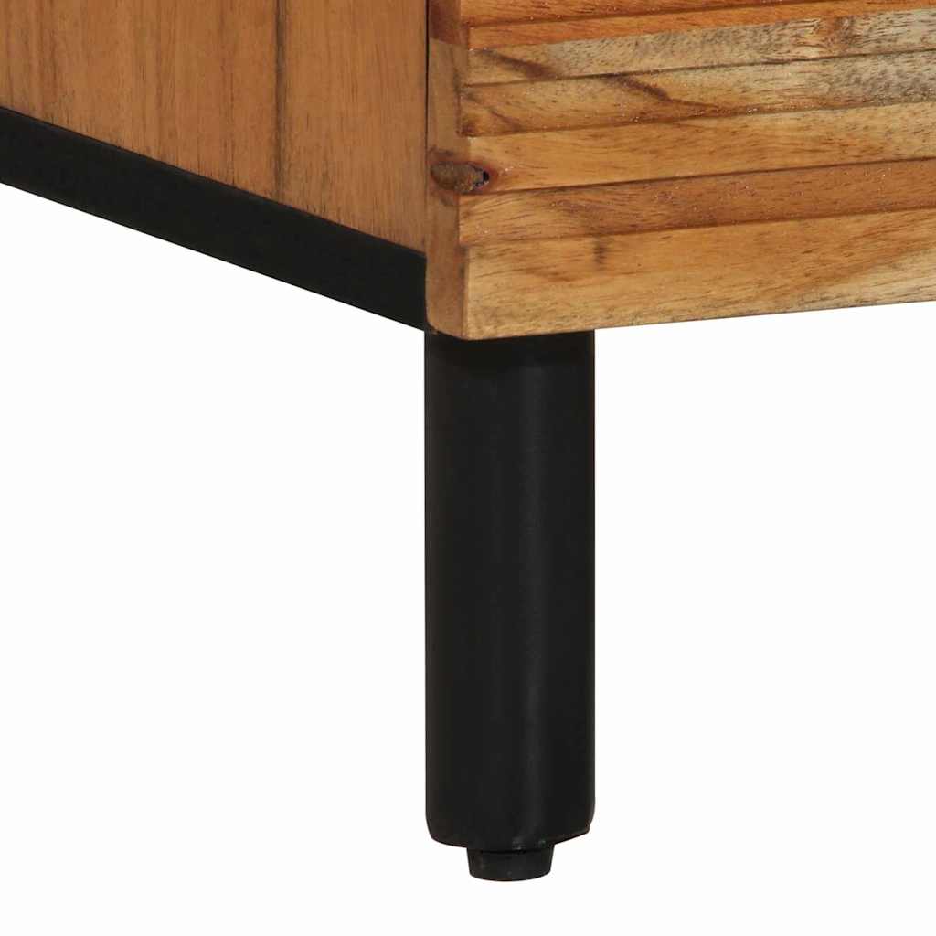 Buffet avec étagère Marron 80 x 33 x 75 cm Bois d'acacia massif - XIOS