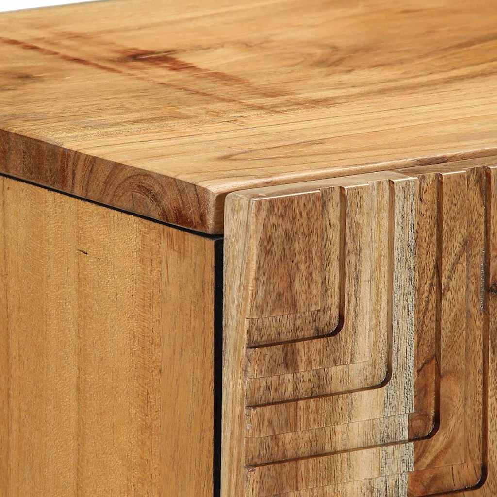 Buffet avec étagère Marron 90 x 33 x 75 cm Bois d'acacia massif - XIOS