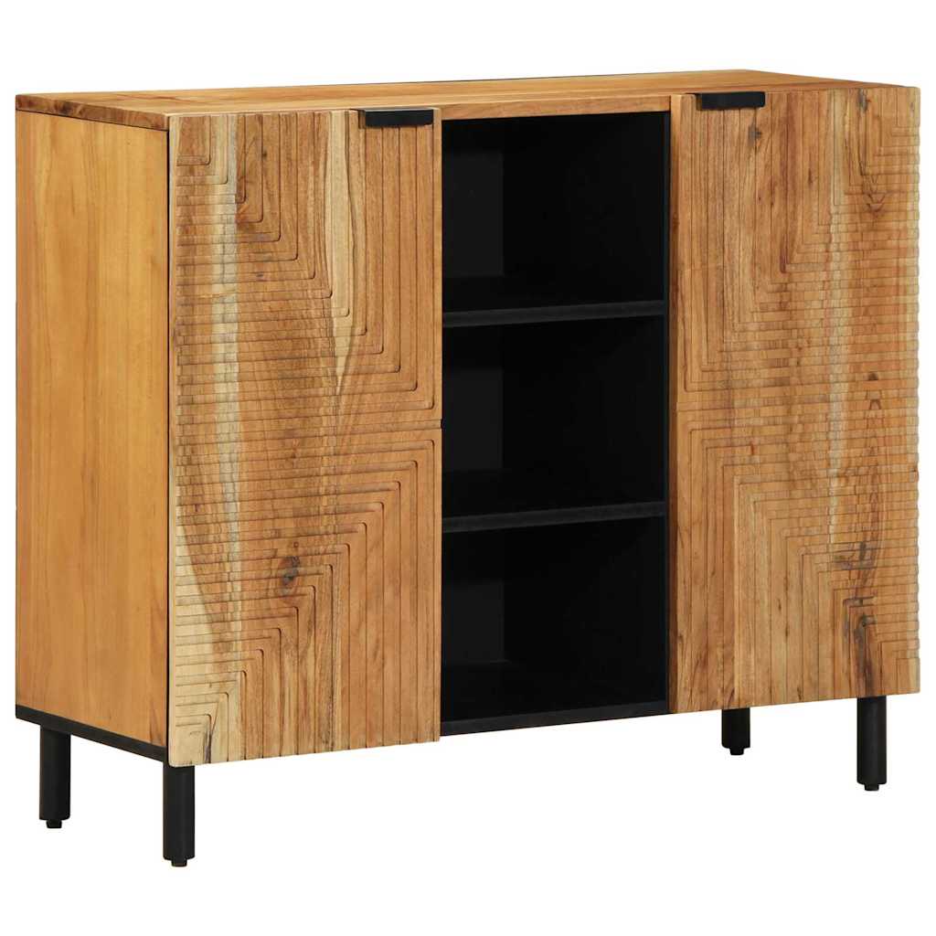 Buffet vidaXL 90x33x75 cm en bois d'acacia massif XIOS
