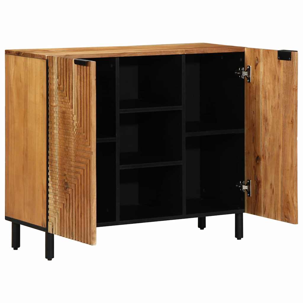 Buffet vidaXL 90x33x75 cm en bois d'acacia massif XIOS