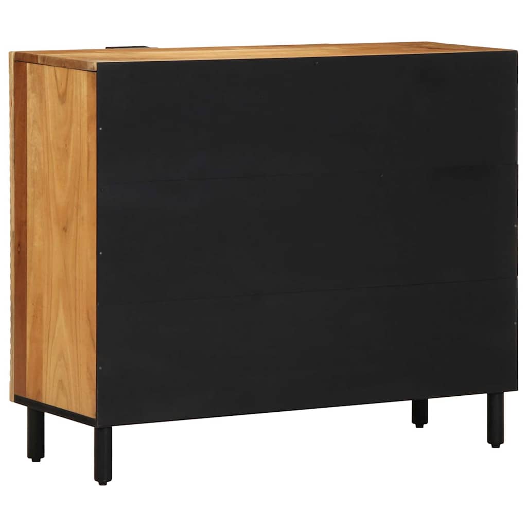 Buffet avec étagère Marron 90 x 33 x 75 cm Bois d'acacia massif - XIOS