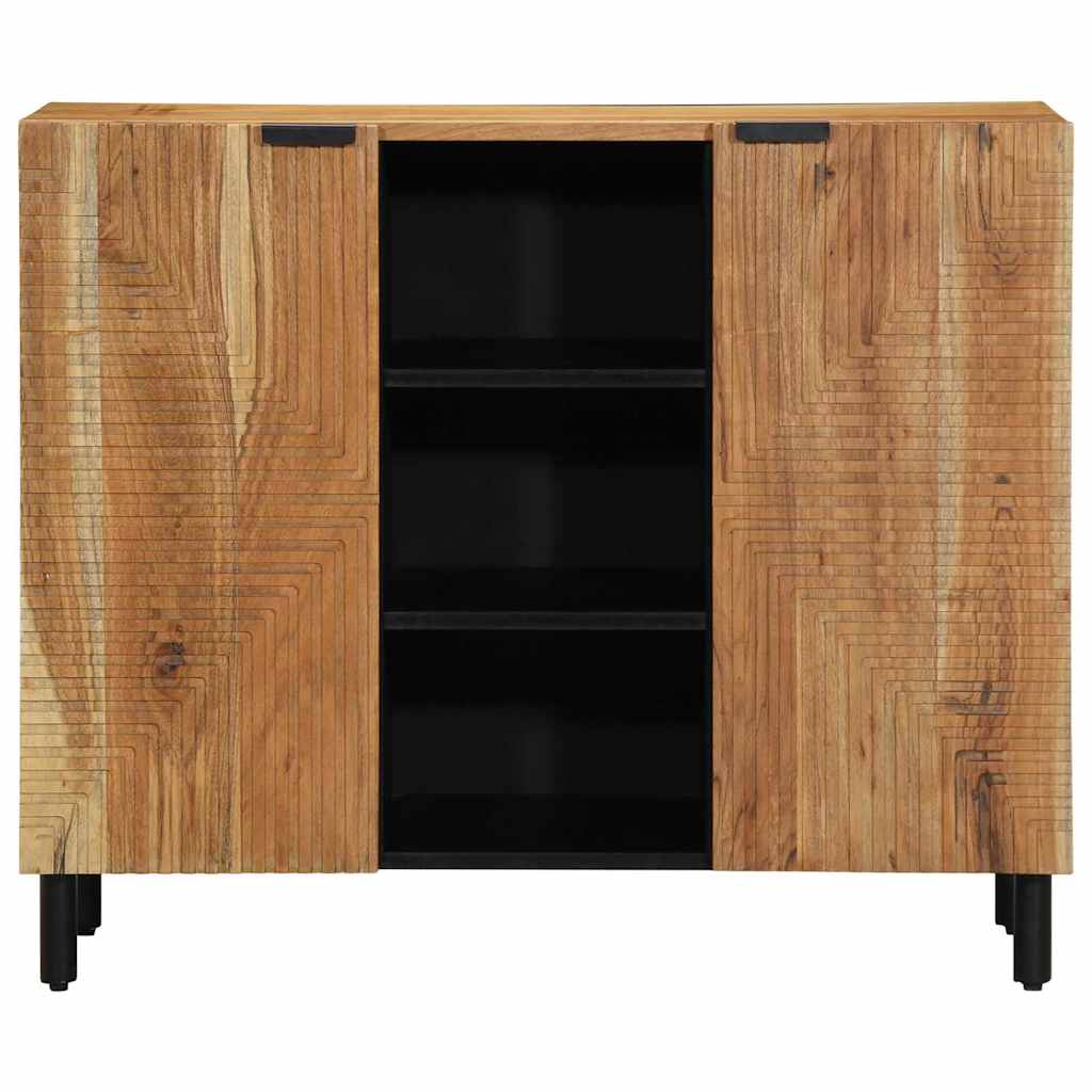 Buffet avec étagère Marron 90 x 33 x 75 cm Bois d'acacia massif - XIOS