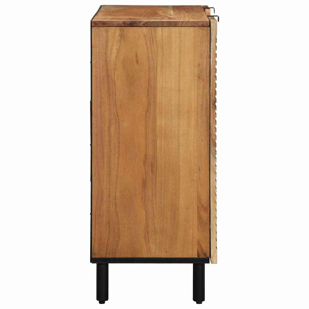 Buffet avec étagère Marron 90 x 33 x 75 cm Bois d'acacia massif - XIOS