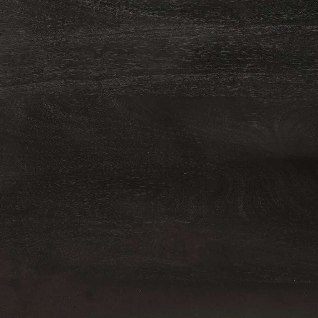Table basse Noir et or 100 x 54 x 40 cm bois de manguier massif - XIOS