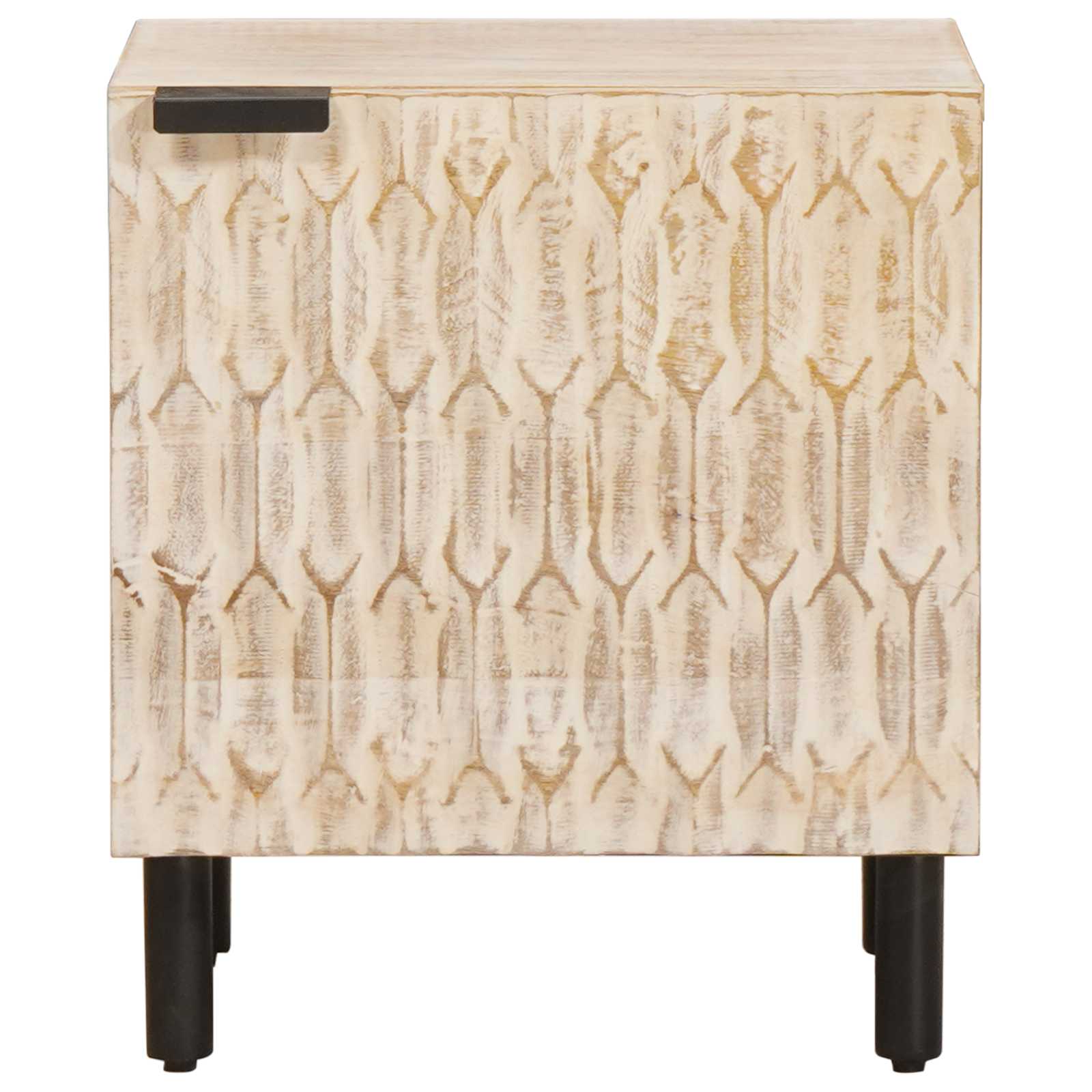 Cabinet de chevet 2 pcs Blanc 40 x 33,5 x 46 cm - XIOS