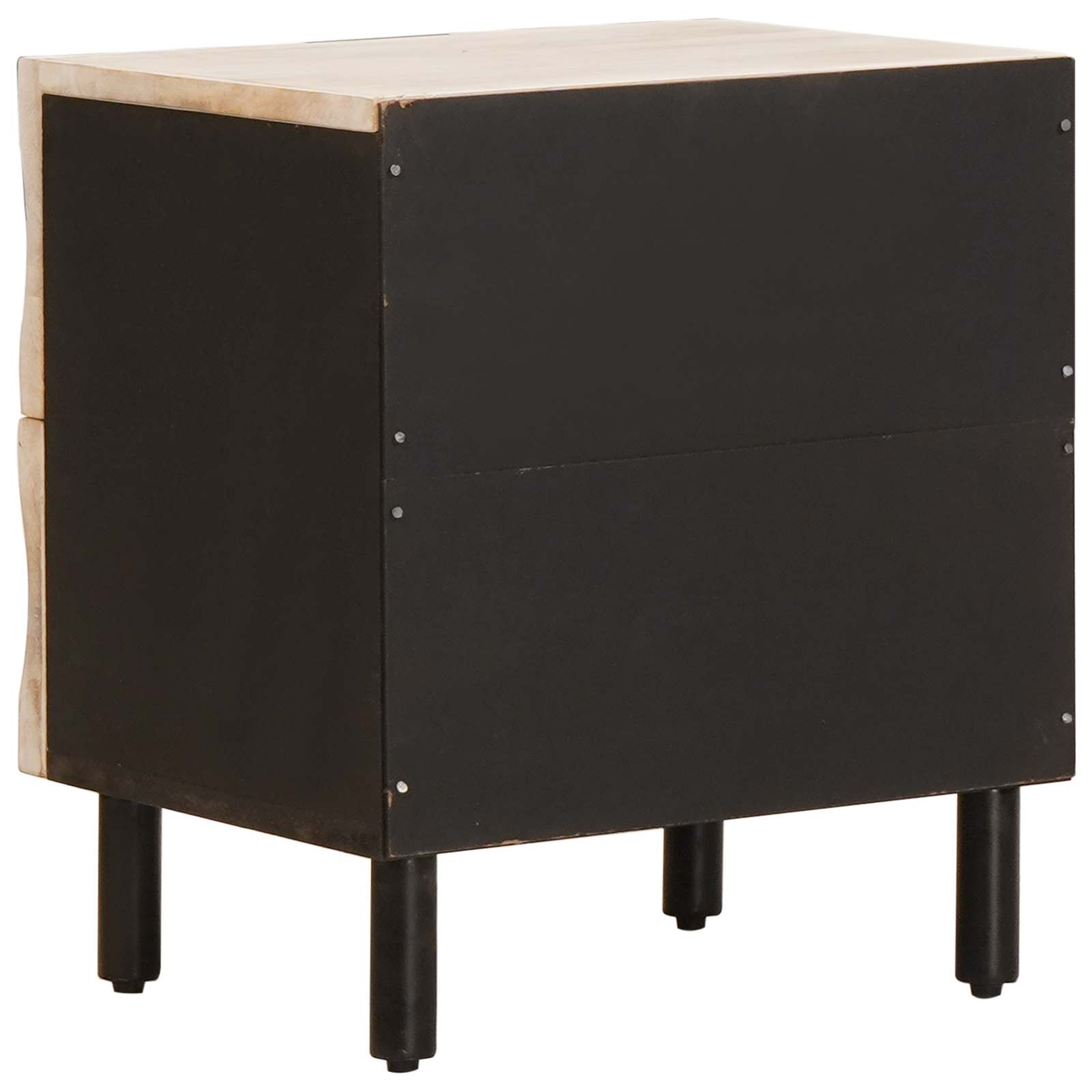 Cabinet de chevet avec tiroir 2 pcs Blanc 40 x 33,5 x 46 cm - XIOS