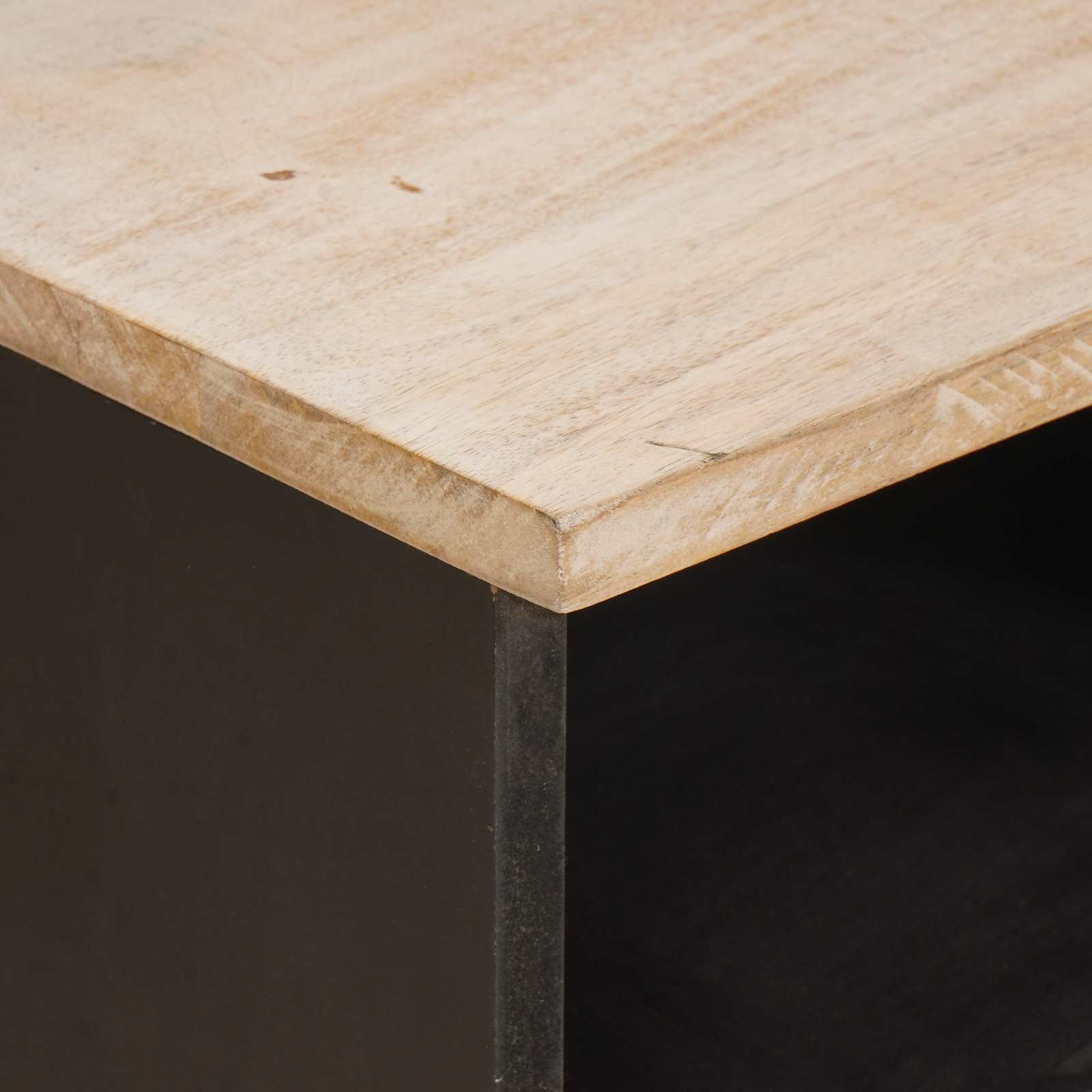 Meuble TV avec tiroir Finition Lavage Blanc 70 x 33,5 x 46 cm - XIOS