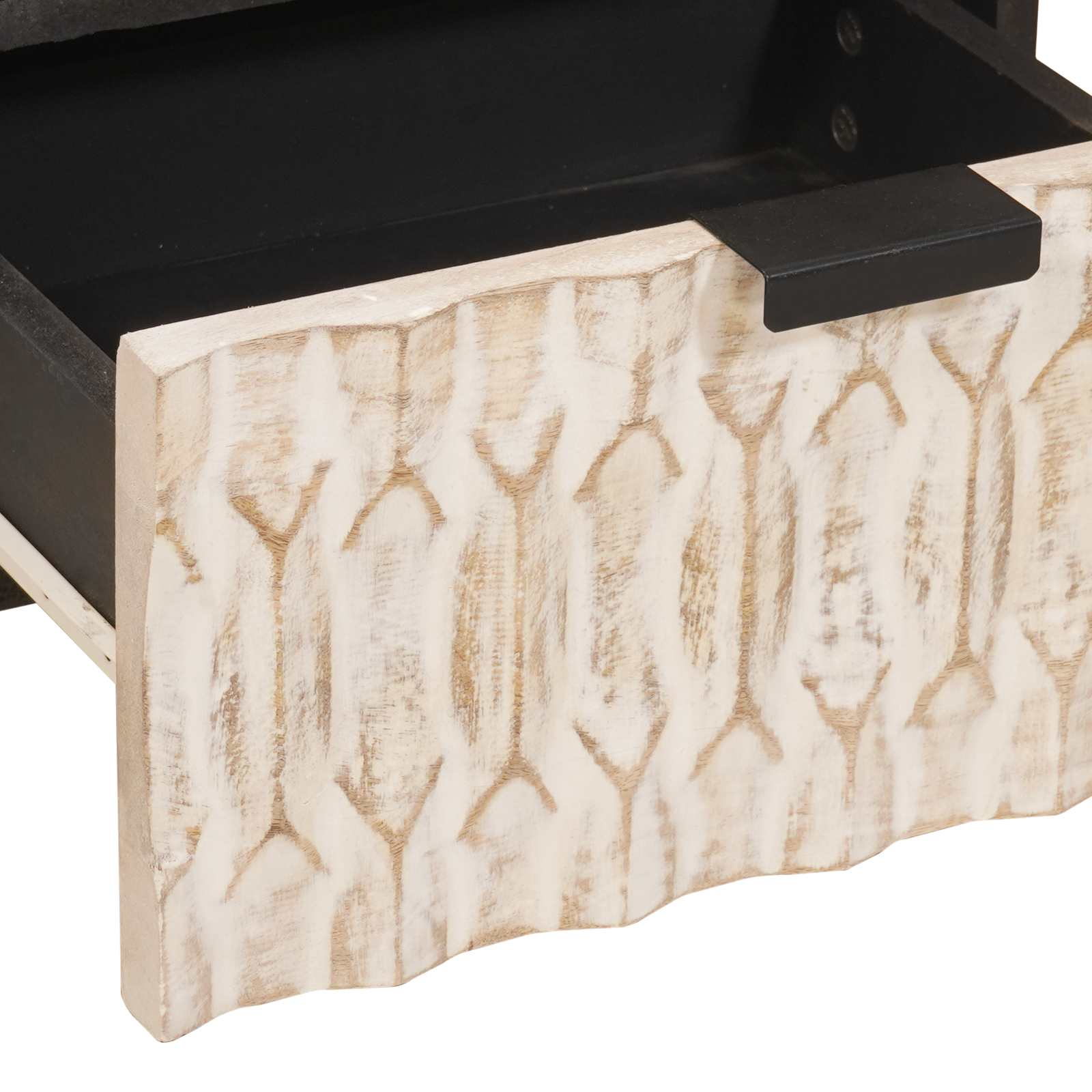 Cabinet de chevet avec tiroir 2 pcs Blanc 40 x 33 x 46 cm - XIOS