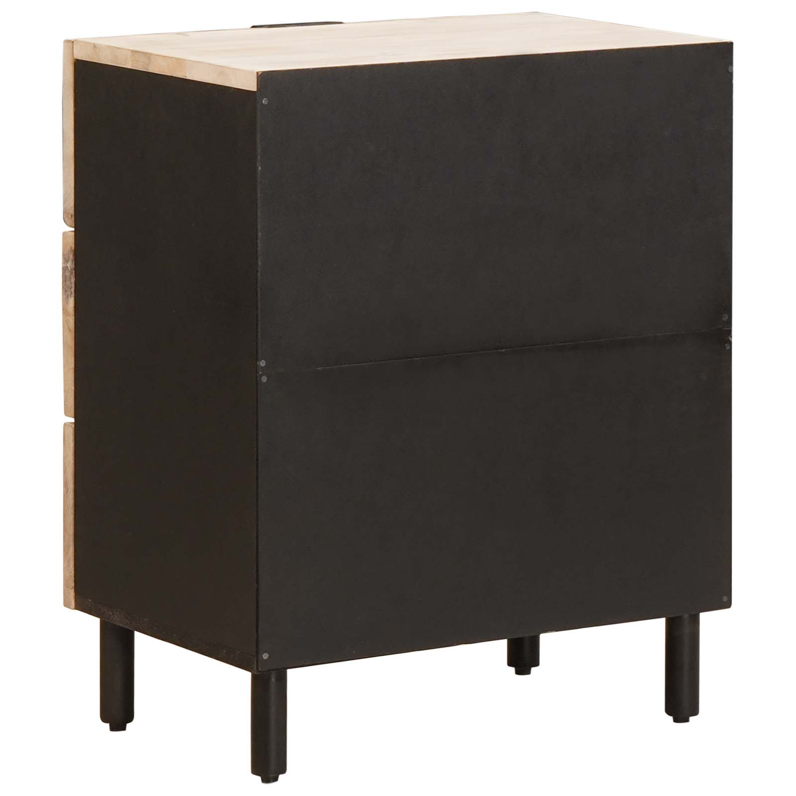 Cabinet de chevet Blanc 50 x 33 x 62 cm Bois de mangue massif - XIOS