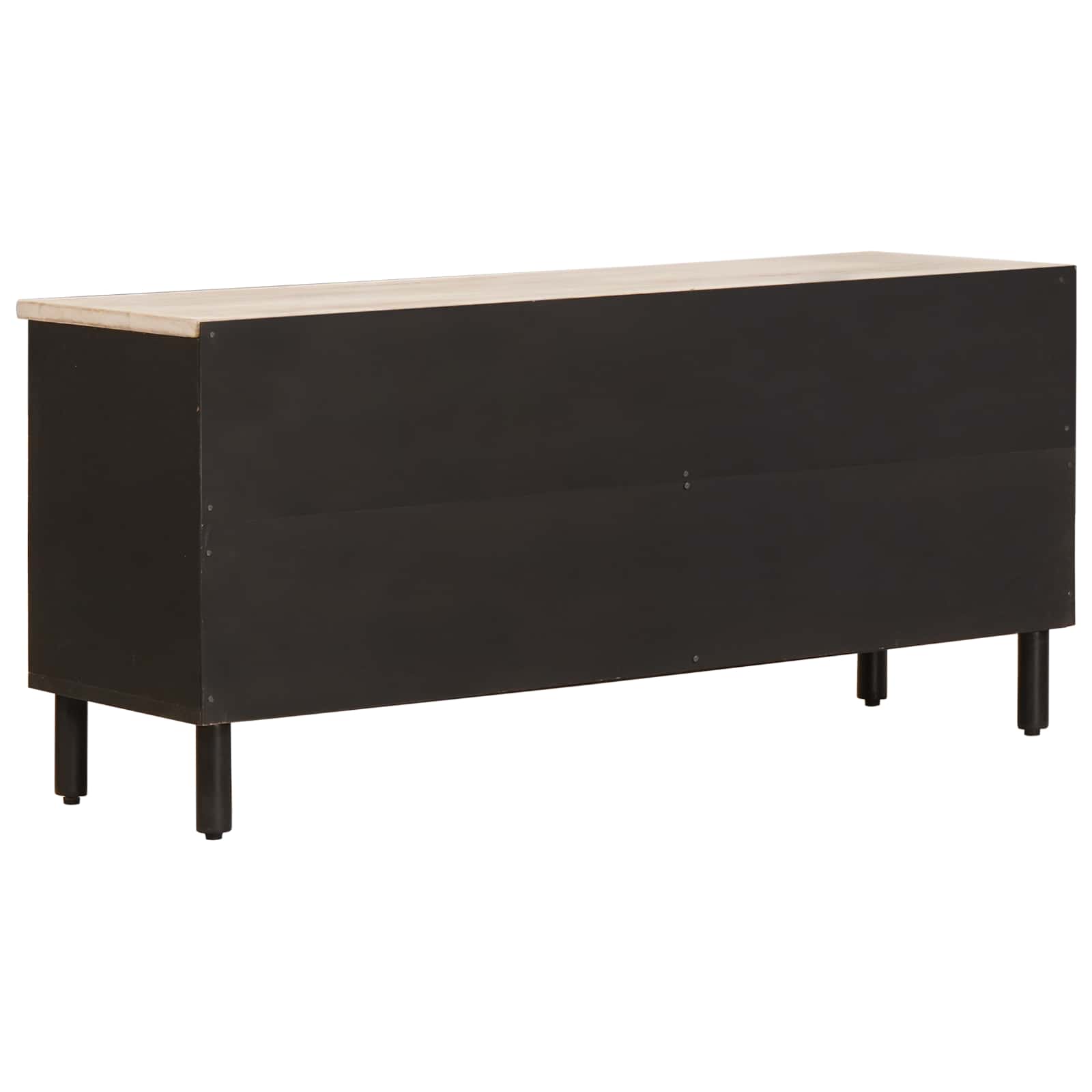 Meuble TV avec tiroir Finition Lavage Blanc 100 x 33 x 46 cm - XIOS