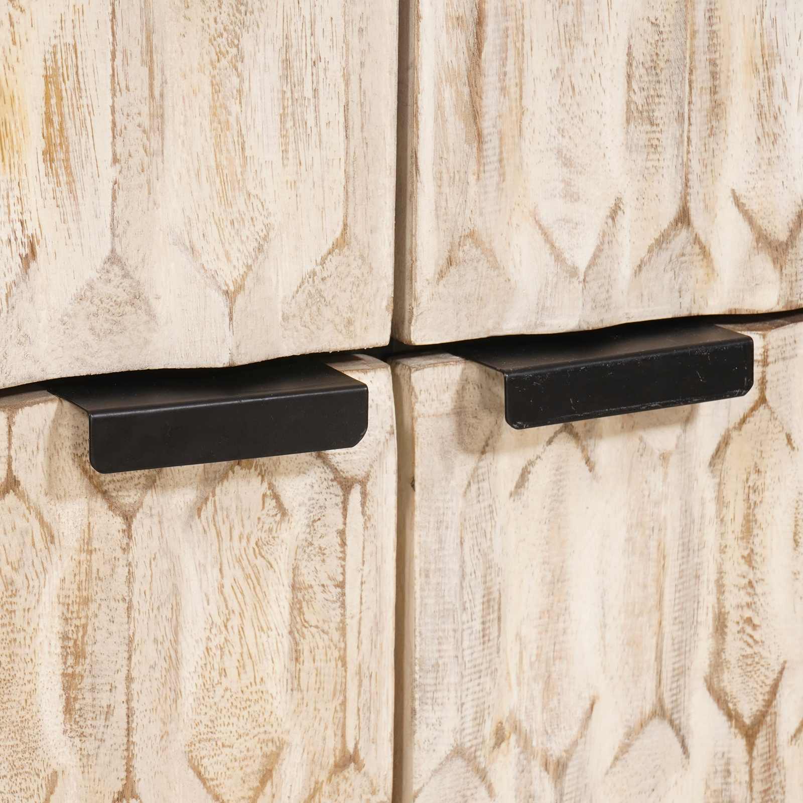 Buffet Géométrique Finition Lavage Blanc - XIOS