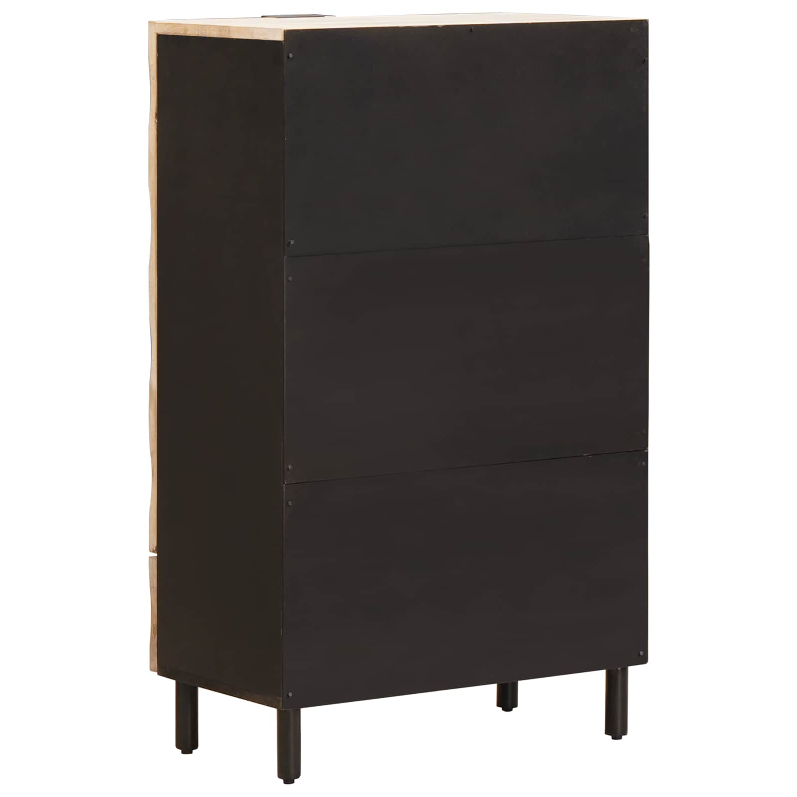 Haut Armoire avec tiroir Finition Lavage Blanc 60 x 33 x 100 cm - XIOS