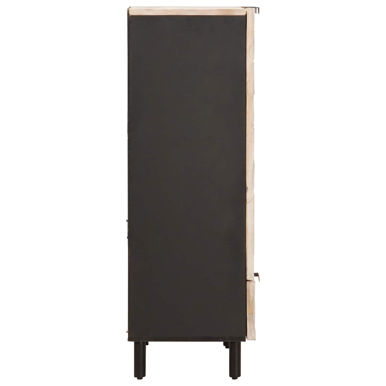 Haut Armoire avec tiroir Finition Lavage Blanc 60 x 33 x 100 cm - XIOS
