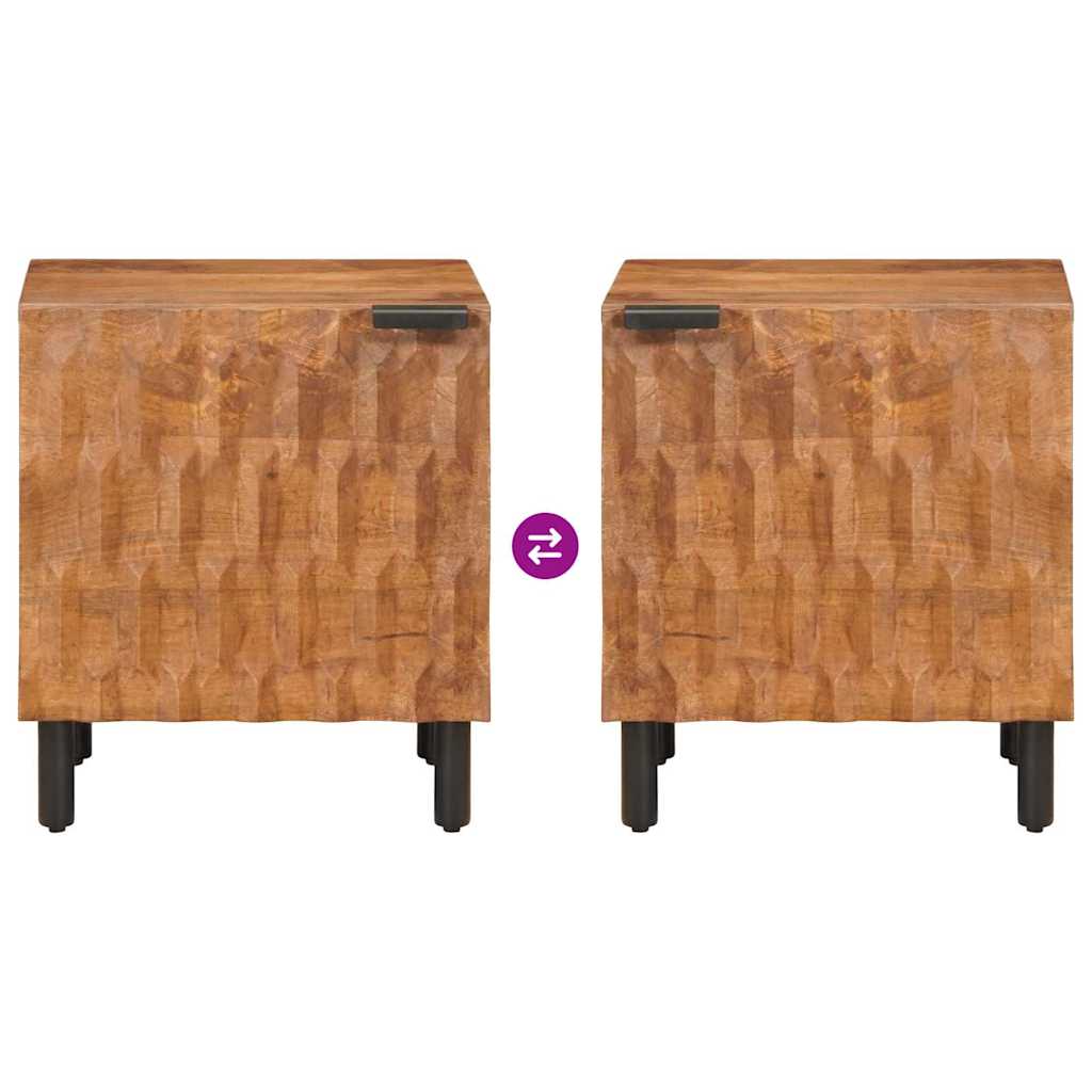 Cabinet de chevet 2 pcs Marron 40 x 33,5 x 46 cm - XIOS