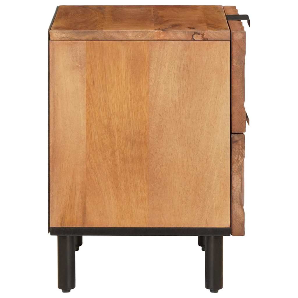 Cabinet de chevet avec tiroir 2 pcs Marron 40 x 33,5 x 46 cm - XIOS