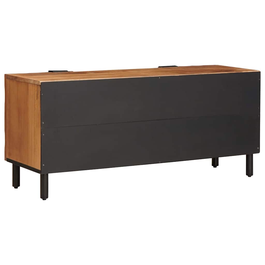 Meuble TV avec étagère Finition Acacia Brun 105 x 33,5 x 46 cm - XIOS