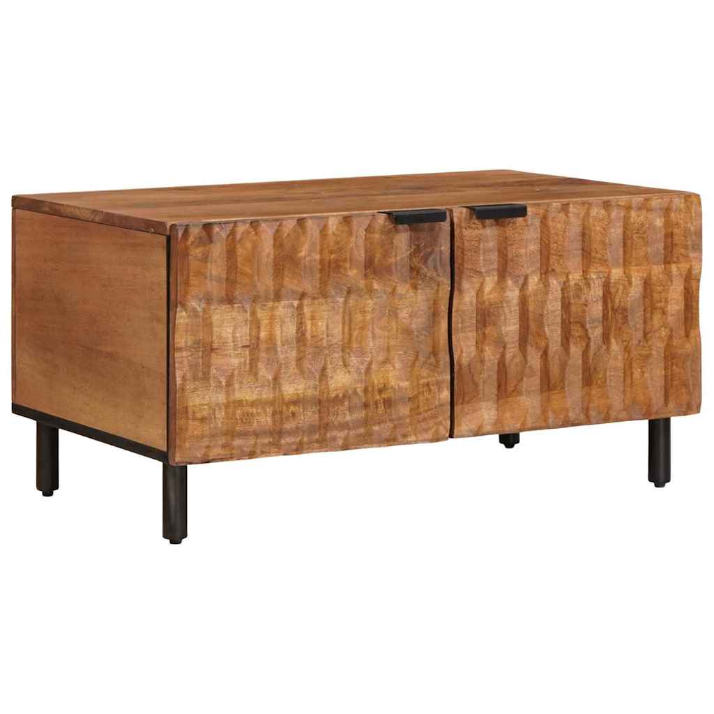 Table basse Marron 80 x 50 x 40 cm Bois de mangue massif - XIOS