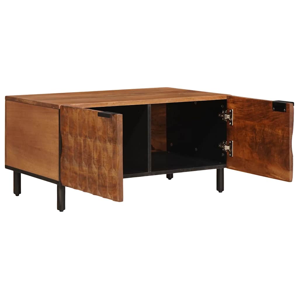 Table basse Marron 80 x 50 x 40 cm Bois de mangue massif - XIOS