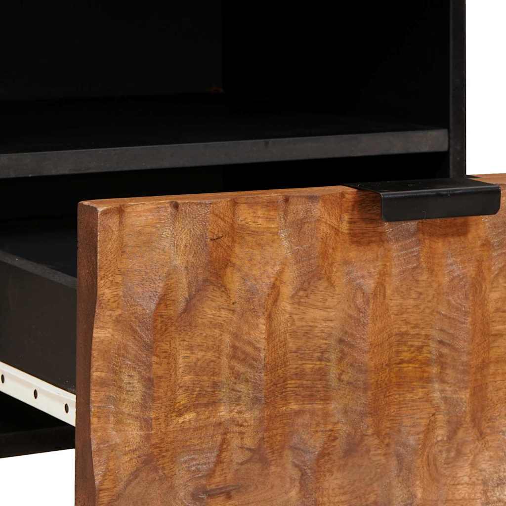 Cabinet de chevet avec tiroir 2 pcs Marron 40 x 33 x 46 cm - XIOS
